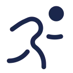 Running Round SVG Icon